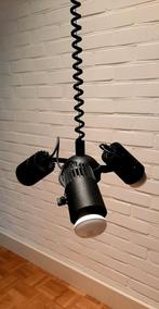 Vintage Space Age hanglamp met spots en trekveer, Huis en Inrichting, Lampen | Spots, Ophalen of Verzenden, Zo goed als nieuw