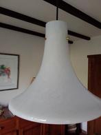 Hangkroonluchter jaren 70 opaline glas van Limburg, Ophalen of Verzenden