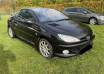2007 Peugeot 206 CC JBL Edition 1.6i Met 120.788 Nieuw Staat, Auto's, Zwart, Cabriolet, Zwart, Leder