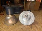 4x Industrieel, vintage lamp (de blauw/groene kleur), Ophalen, Gebruikt, Originele vintage lamp hallamp/ fabriekslamp, Overige typen