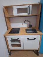 kinderkeuken +frigo + ustensils, Enfants & Bébés, Enlèvement, Comme neuf, Bois, Jouer à la cuisine