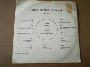 Vinyl 78trs - teddy, le disque animé, le lapin et ah mon bea, CD & DVD, Enlèvement ou Envoi, Utilisé