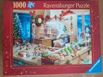 2 puzzels Kerst Ravensburger 1000 stukjes, Ophalen, 500 t/m 1500 stukjes, Zo goed als nieuw, Legpuzzel