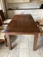 Mooie houten lafel, Huis en Inrichting, Tafels | Eettafels, Ophalen, Gebruikt, 200 cm of meer, 50 tot 100 cm