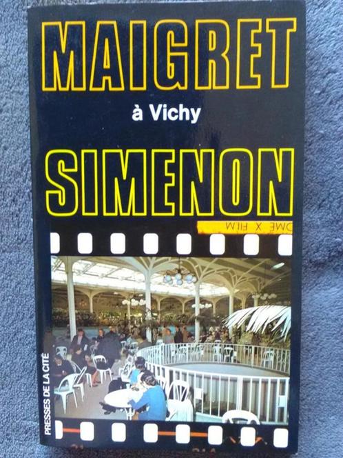 “Maigret bij Vichy” Simenon (1971), Boeken, Detectives, Gelezen, Ophalen of Verzenden