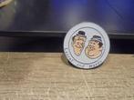 Laurel en Hardy - pin, Ophalen of Verzenden, Zo goed als nieuw, Speldje of Pin