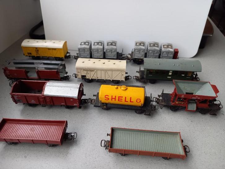 Marklin Wagens, Hobby en Vrije tijd, Modeltreinen | H0, Gebruikt, Wagon, Wisselstroom, Märklin, Ophalen of Verzenden