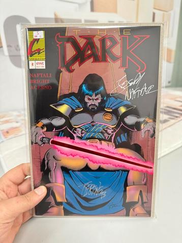The Dark #3 2x gesigneerd Joseph Naftali Todd Lidstone comic beschikbaar voor biedingen