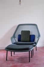Vitra Slow Chair & Ottoman, Huis en Inrichting, Minder dan 150 cm, Modern, Metaal, Eenpersoons