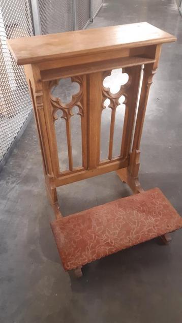 ancienne chaise de prière en chêne, en bon état, Enlèvement ou Envoi