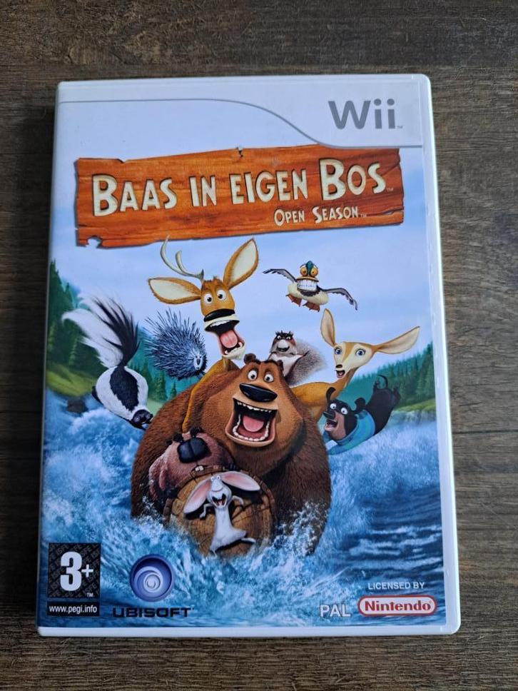 Baas in eigen bos (open season) (Nintendo Wii) CIB, Games en Spelcomputers, Games | Nintendo Wii, Zo goed als nieuw, Avontuur en Actie