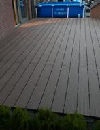 Composiet terras 15m² - Redwood bruin, Tuin en Terras, Terrasdelen en Vlonders, Ophalen, Gebruikt, Composiet