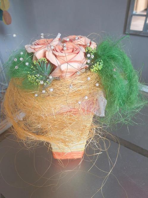 Kunstbloemen in vrolijke kleuren, Huis en Inrichting, Woonaccessoires | Kunstplanten en Kunstbloemen, Zo goed als nieuw, Ophalen of Verzenden