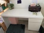 Bureau MALM blanc ikea, Ophalen, Zo goed als nieuw, Bureau