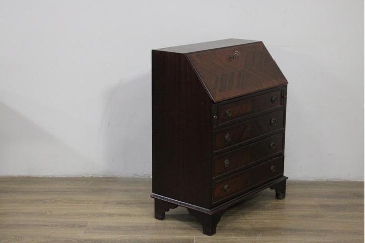 Vintage Engelse Secretaire, Collections, Rétro