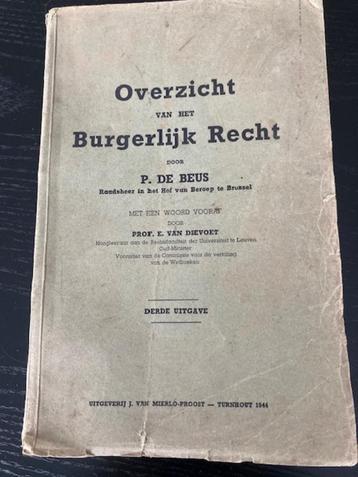Overzicht van het burgerlijk recht 1944 beschikbaar voor biedingen