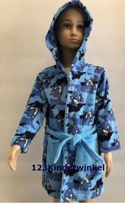 Sonic Badjas Lichtblauw - Sega - Maat 98 - 104., Kinderen en Baby's, Kinderkleding | Maat 104, Nieuw, Jongen, Overige typen, Ophalen of Verzenden