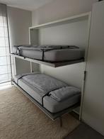 Kast met stapelbed, Ophalen, 90 cm, Eenpersoons, Zo goed als nieuw