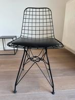 Eerkamerstoelen (8x), zwart, metaal, weg wegens verhuis, Huis en Inrichting, Ophalen, Zo goed als nieuw, Zwart, Metaal