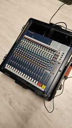 Soundcraft FX 16 II met flightcase, Muziek en Instrumenten, Mengpanelen, Ophalen of Verzenden, Gebruikt