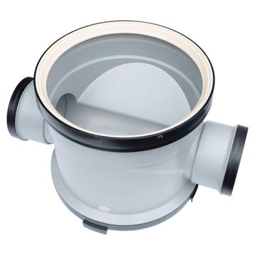 PVC Inspectieput / Toezichtput Ø250 / 2 x Ø160 mm beschikbaar voor biedingen