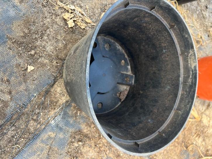 grote bloempot kweekpot 26,5 x 18 cm, Tuin en Terras, Bloempotten, Zo goed als nieuw, Kunststof, Binnen, Balkon, Tuin, Minder dan 40 cm