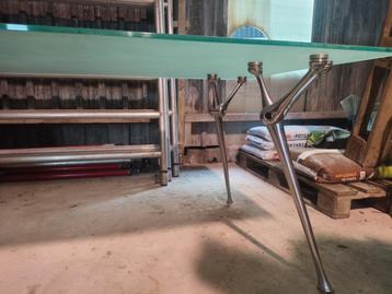Codutti Genesis glazen buro tafel, Huis en Inrichting, Ophalen of Verzenden, Zo goed als nieuw