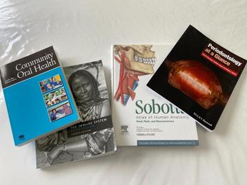 4 medische handboeken v. studies TANDHEELKUNDE beschikbaar voor biedingen