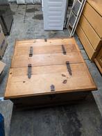 Salontafel op wieltjes te koop 88 op 88 breed, Huis en Inrichting, Tafels | Salontafels, Ophalen