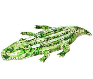 Krokodil opblaasfiguur beschikbaar voor biedingen