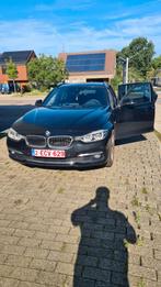 Bmw 318d luxury line full option Leder, Auto's, BMW, Automaat, USB, Zwart, Leder