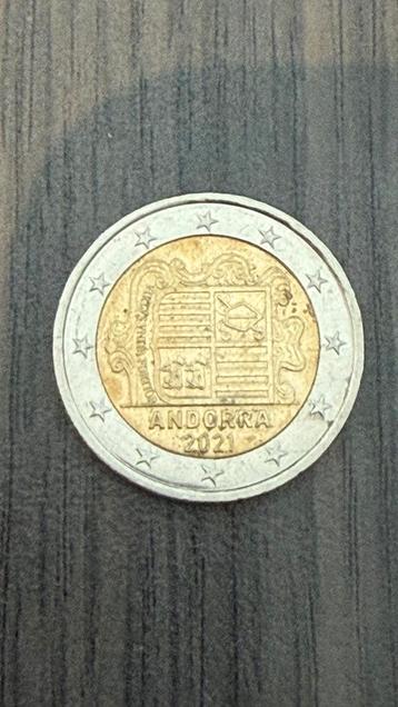2€ munt andorra 2021 beschikbaar voor biedingen
