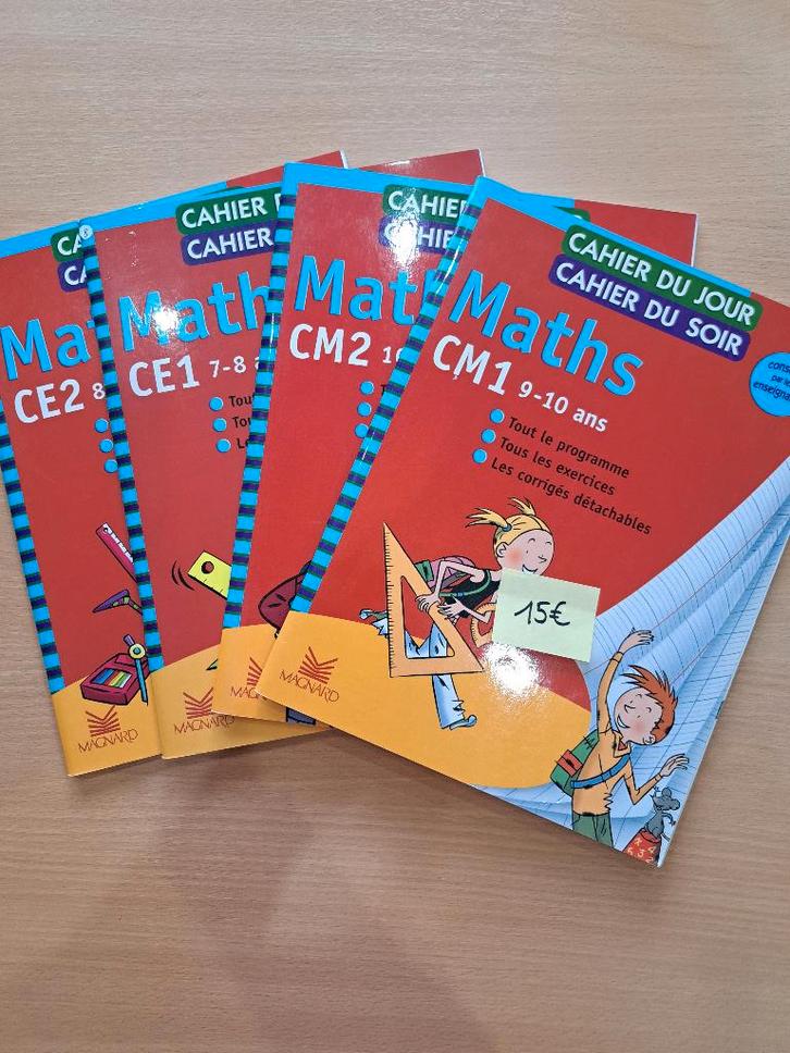 Cahier du jour /soir Math - Manuel scolaire math, Livres, Livres scolaires, Comme neuf, Mathématiques A, Primaire, Enlèvement