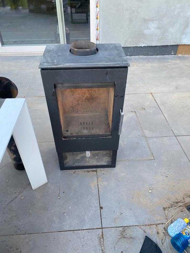Houtkachel, Huis en Inrichting, Kachels, Zo goed als nieuw, Vrijstaand, Allesbrander, Hout, Ophalen