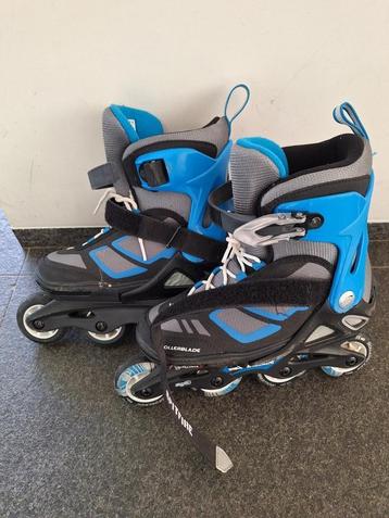 Rollerblade Skeelers Kind (36,5-40,5) + bescherming, Ophalen, Verstelbaar, Gebruikt, Kinderen