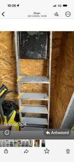 Dubbele trapladder, Doe-het-zelf en Bouw, Ophalen, Gebruikt, Ladder, Opvouwbaar of Inschuifbaar