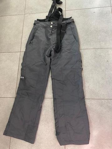 donkergrijze skibroek maat 50  Nieuwstaat, Enlèvement ou Envoi, Comme neuf, Vêtements
