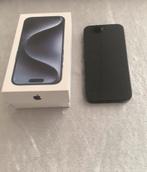 iPhone 15 Pro, 128 GB, Blue Titanium, Telecommunicatie, Mobiele telefoons | Apple iPhone, 128 GB, Zo goed als nieuw, Zonder simlock