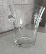 Champage/wijnkoeler (of vaas of kaarshouder) in glas., Huis en Inrichting, Woonaccessoires | Vazen, Ophalen, Gebruikt, Overige kleuren