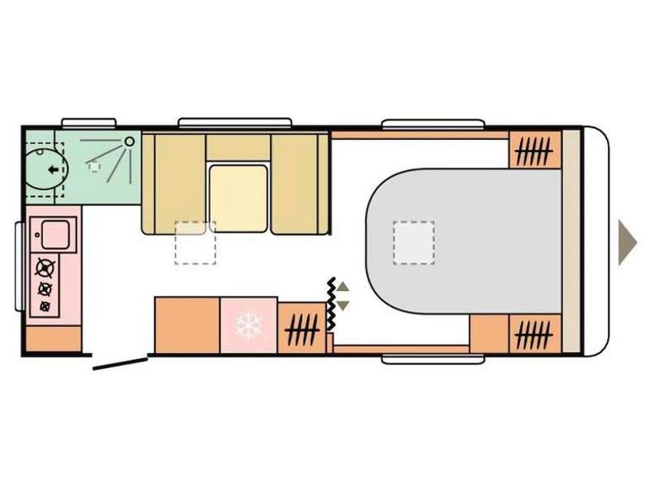 ADRIA ALTEA 542 PH LIT CENTRAL +nombreuses options incluses, Caravanes & Camping, Caravanes, Entreprise, Adria, Grand lit, Lit dans la longueur