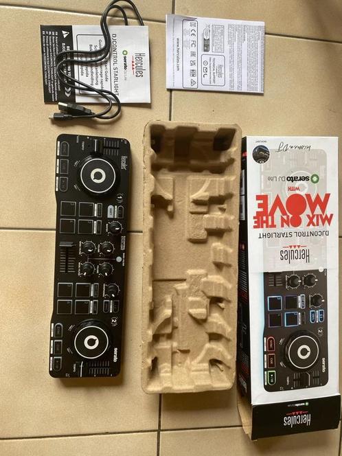Hercules DJControl Starlight - USB-dj-controller, Muziek en Instrumenten, Dj-sets en Draaitafels, Nieuw, Ophalen of Verzenden