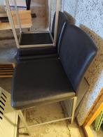Chaise haute + tabouret, Ophalen, Zo goed als nieuw, Zwart, Vier
