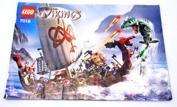 LEGO Vikings 7018 Viking Ship challenges the Midgard Serpent