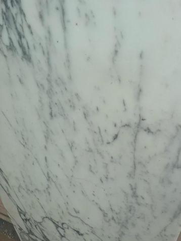 Witte  carara marmer, Enlèvement, Comme neuf, Marbre