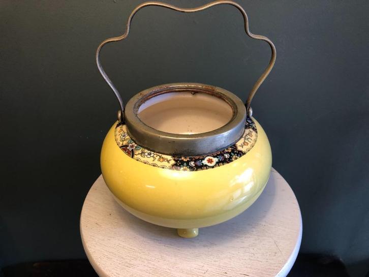 Antiek Engels Rozen Vaasje., Antiquités & Art, Antiquités | Céramique & Poterie, Enlèvement ou Envoi