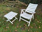 Herlag tuinstoelen hout, Tuin en Terras, Ophalen, Gebruikt, Hout