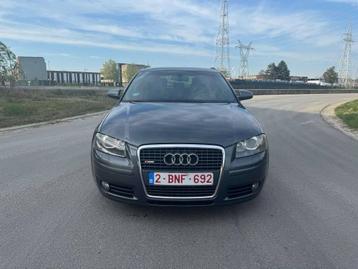 Audi A3 Sportback 2.0TFSI S-line BOSE Gekeurd met carpass, Autos, Cuir, Argent ou Gris, Entreprise, 5 places