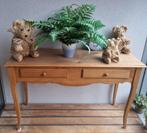 Jolie console bois naturel ( pin massif) et décorations, Huis en Inrichting, Tafels | Bijzettafels, Ophalen, Gebruikt, Hout