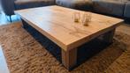 Unieke massieve houten salontafel, Ophalen, Zo goed als nieuw