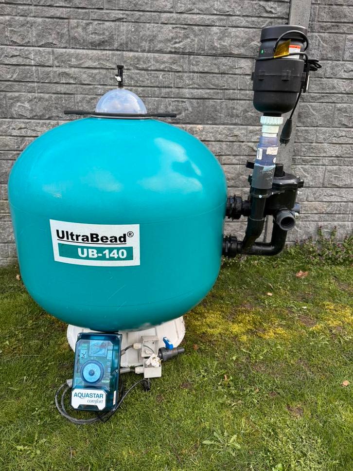 2 Ultrabead ( UB ) 140 incl gratis spoelautomaat 95m3 filter, Tuin en Terras, Vijver-toebehoren, Gebruikt, Vijverfilter, Ophalen of Verzenden